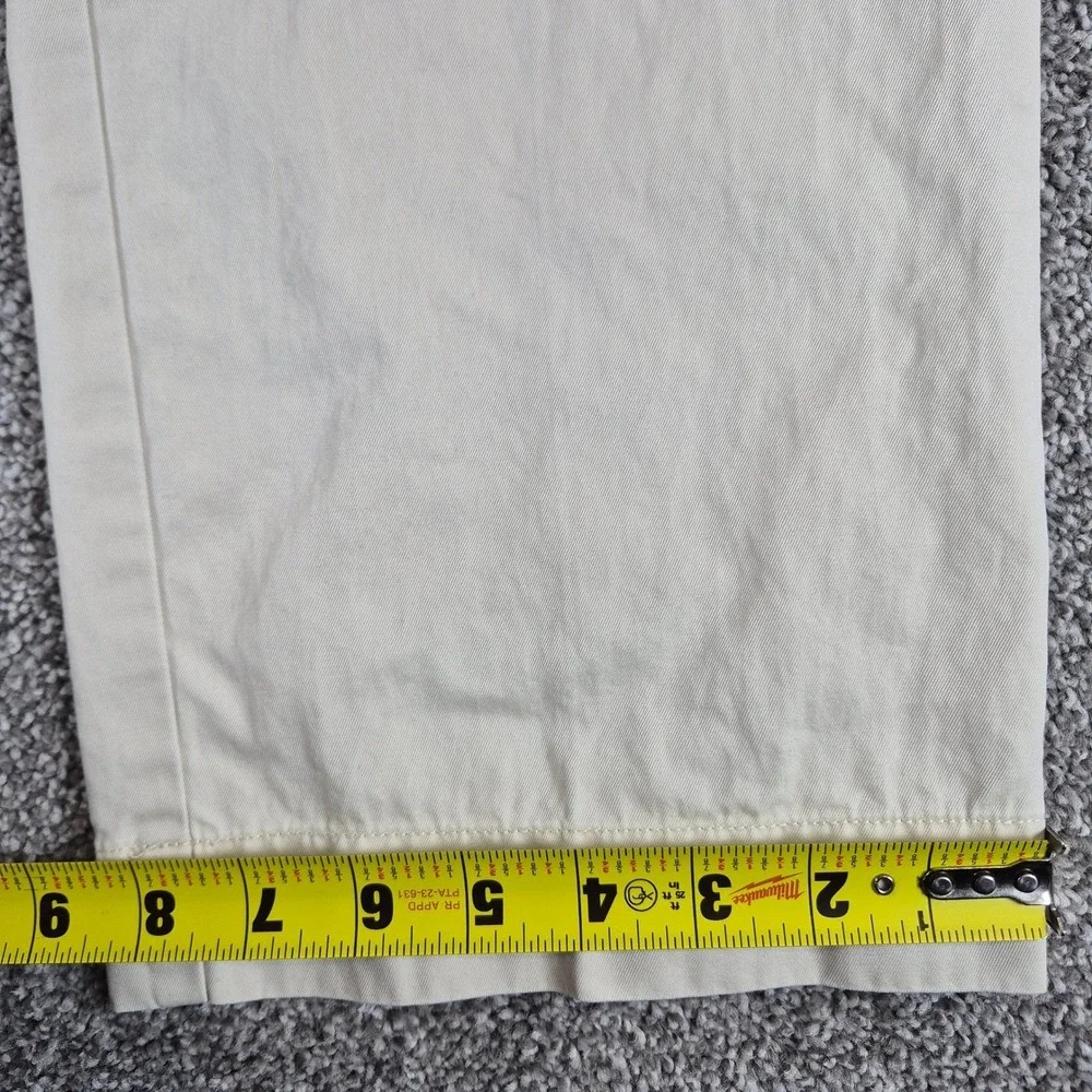 Polo Ralph Lauren Chino‎ Pants Mens 36x34 Beige Tan 100% Cotton Straight Leg
